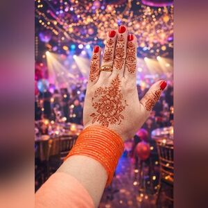 Elegant Orange,pink,red,black Women's Bangles